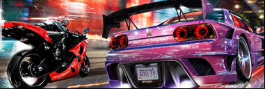 racing games category header